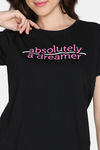Zivame Knit Cotton Sleep Top - Black Beauty — thumbnail 6